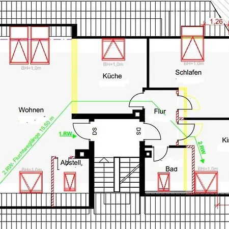 Apartment Treehouse Penthouse Uniklinik Essen